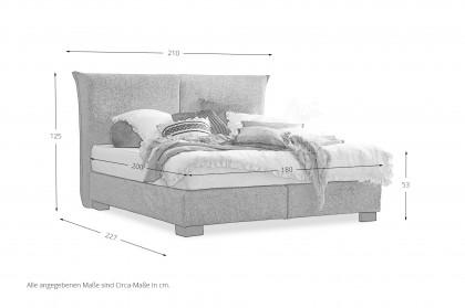 Tom von DONE.® - Boxspringbett dove