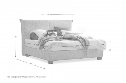 Tom von DONE.® - Boxspringbett cream