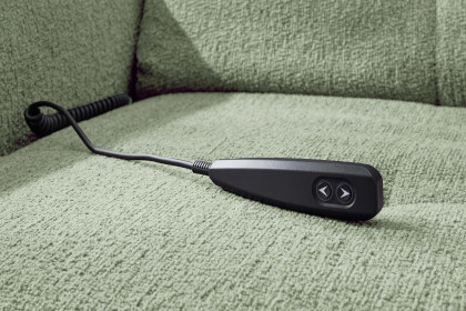 Chillout von Job - Polsterecke Ausführung rechts blassgrün