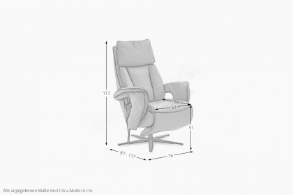 HU-EC22138 von Hukla - Relaxsessel olive