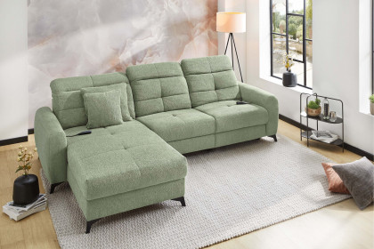 Chillout von Job - Polsterecke Ausführung links blassgrün