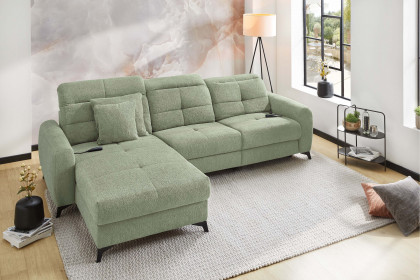 Chillout von Job - Polsterecke Ausführung links blassgrün