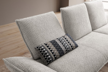 KOINOR Buddy - Ecksofa rechts hellgrau