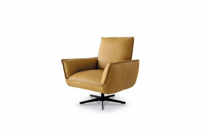 KOINOR Buddy - Ledersessel mustard