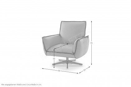 KOINOR Buddy - Ledersessel mustard