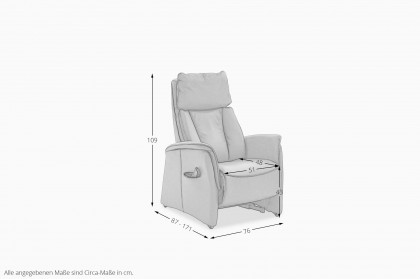 HU-EC22138 von Hukla - TV-Sessel olive