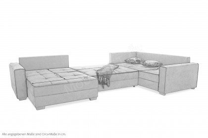 Brixen von Job - Wohnlandschaft Ausführung rechts beige