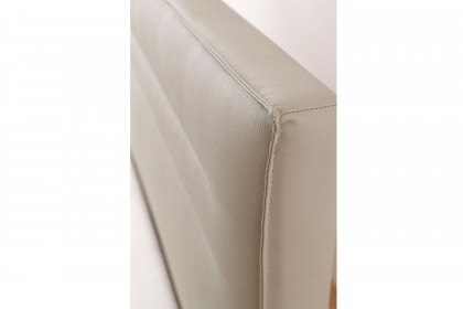 Scale-Sleep von Rauch Black - Bett schwarz mit Polsterkopfteil champagner