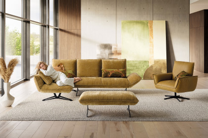 KOINOR Buddy - Eckgarnitur links gelb