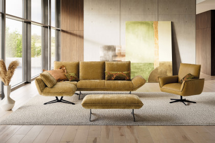 KOINOR Buddy - Eckgarnitur links gelb