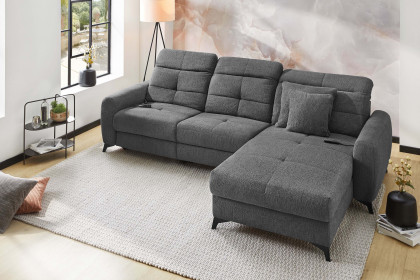 Chillout von Job - Ecksofa Ausführung rechts grau