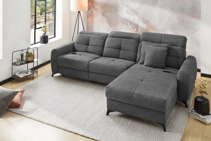 Chillout von Job - Ecksofa Ausführung rechts grau