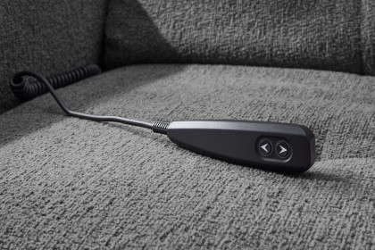 Chillout von Job - Ecksofa Ausführung rechts grau