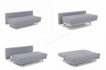 Fia von Restyl - Schlafsofa mit Bettkasten in Grau-Melange