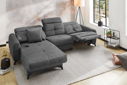 Chillout von Job - Ecksofa Ausführung links grau