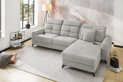 Chillout von Job - Eckgarnitur Variante rechts hellgrau