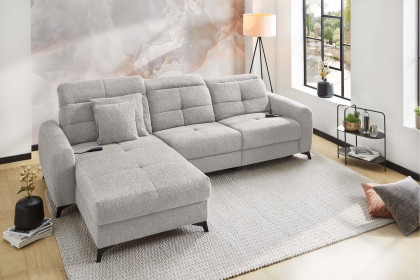 Chillout von Job - Eckgarnitur Variante links hellgrau