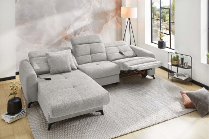 Chillout von Job - Eckgarnitur Variante links hellgrau