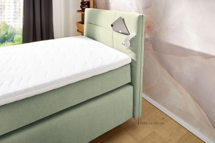 Nele-Dream von Jockenhöfer - Boxspringbett 120 pistazie