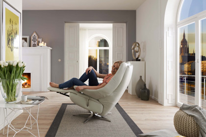 HU-CA15018 von Hukla - Funktionssessel weiss