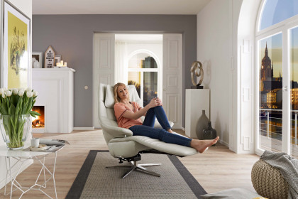 HU-CA15018 von Hukla - Funktionssessel weiss