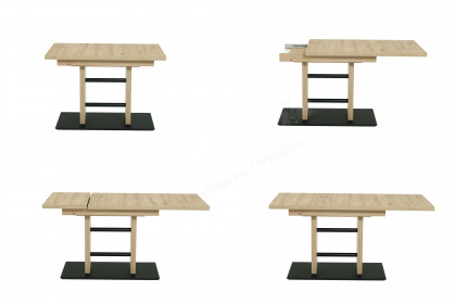 Game Plus von K+W Polstermöbel - Eckbank mit Stühlen und einem Esstisch