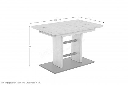 Game Plus von K+W Polstermöbel - Eckbank mit Stühlen und einem Esstisch