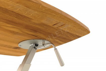 7771 von Vierhaus - Couchtisch in Wildeiche mit Höhenverstellung