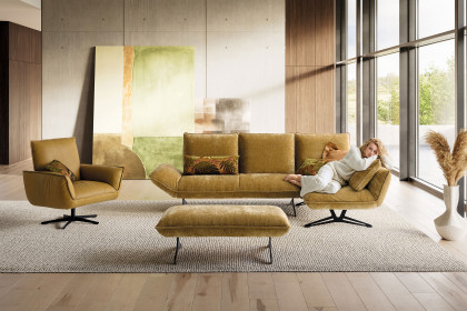 KOINOR Buddy - Eckgarnitur rechts gelb