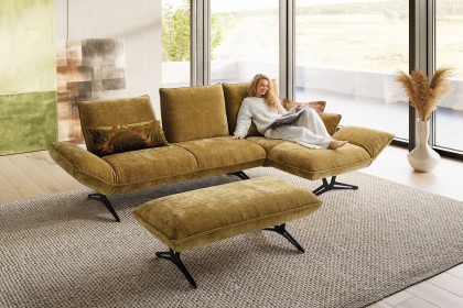 KOINOR Buddy - Eckgarnitur rechts gelb