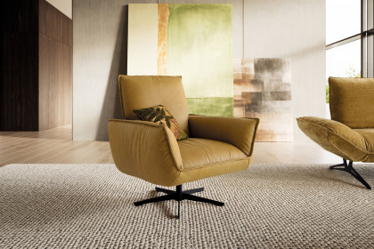 KOINOR Buddy - Eckgarnitur rechts gelb