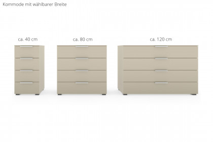 Scale-Box von Rauch Black - Kommode ca. 40 cm breit champagner