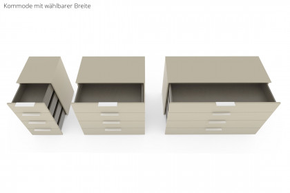 Scale-Box von Rauch Black - Kommode ca. 40 cm breit champagner