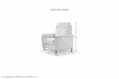 Porto von Dietsch - Polster-Duo silber