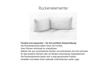 Quebec von Sofaschmiede - Sofagarnitur links taupe