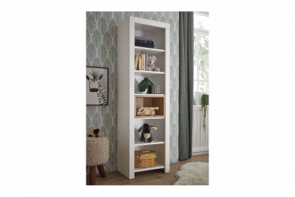 Filou-LE25 von POL Power - Standelement schmal weiß - Eiche Artisan