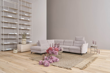 1667 von Himolla - Ecksofa Ausführung links seashell