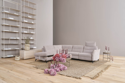 1667 von Himolla - Ecksofa Ausführung links seashell