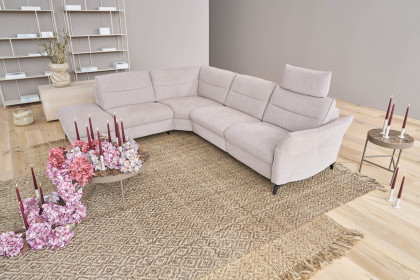 1667 von Himolla - Ecksofa Ausführung links seashell