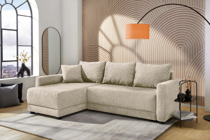 Venezia von Job - Ecksofa Ausführung links beige