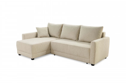 Venezia von Job - Ecksofa Ausführung links beige