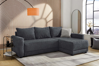Venezia von Job - Eckgarnitur Variante rechts anthrazit