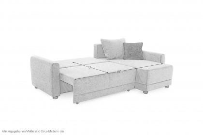 Venezia von Job - Eckgarnitur Variante rechts anthrazit