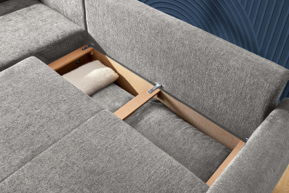 Venezia von Job - Polsterecke Ausführung links grau