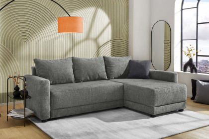 Venezia von Job - Eckcouch Variante rechts dunkelgrau