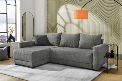 Venezia von Job - Eckcouch Variante links dunkelgrau