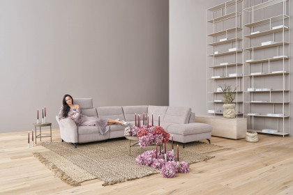 1667 von Himolla - Ecksofa Ausführung rechts seashell