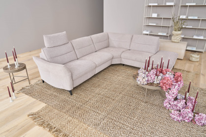 1667 von Himolla - Ecksofa Ausführung rechts seashell