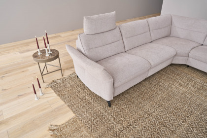 1667 von Himolla - Ecksofa Ausführung rechts seashell