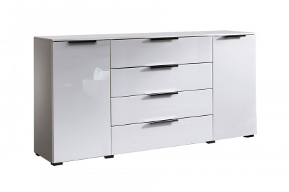 Scale-Box von Rauch Black - Kombikommode Glas weiß